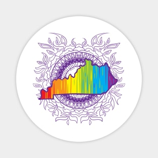 Kentucky Mandala Pride Magnet